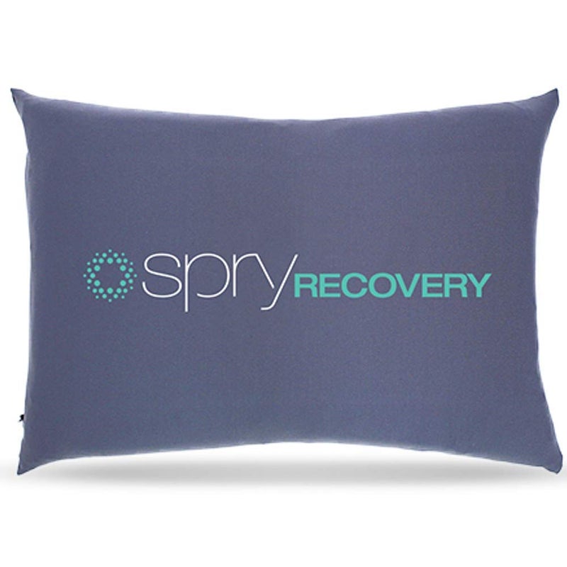 Spry Recovery Pillow Supportive Contouring Pillow with Adaptive Flo-Form Technology Great for Neck and Back Pain (Charcoal) - Image 1